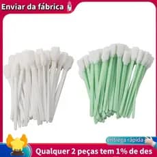 100 Pçs Cotonetes De Limpeza Para Roland Epson Mimaki Mutoh Todos Os Grandes Formatos Impressora Solvente Cabeça De Impr