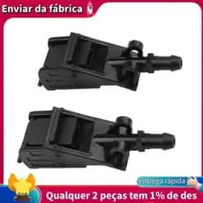 2PCS Pára-Brisas Lavador De Jato De Pulverização De Bico 6E0955985 Para-VW Beetle Golf Jetta MK4 Passat B5 Bora Não Aquecido