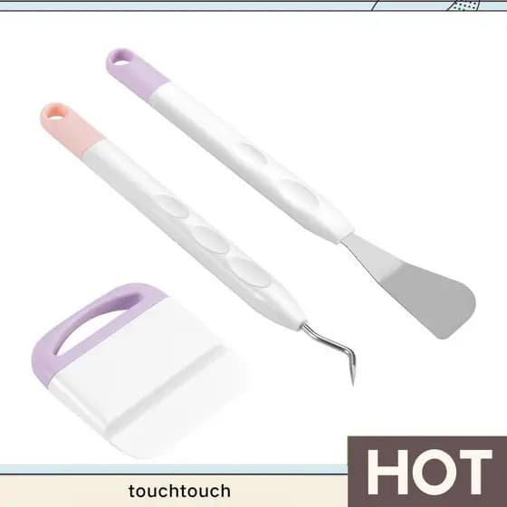3 Pçs Ferramentas De Capina De Vinil , Ferramenta Para Com Gancho Weeder Perfuração Kit De Joy touchtouch1 . br