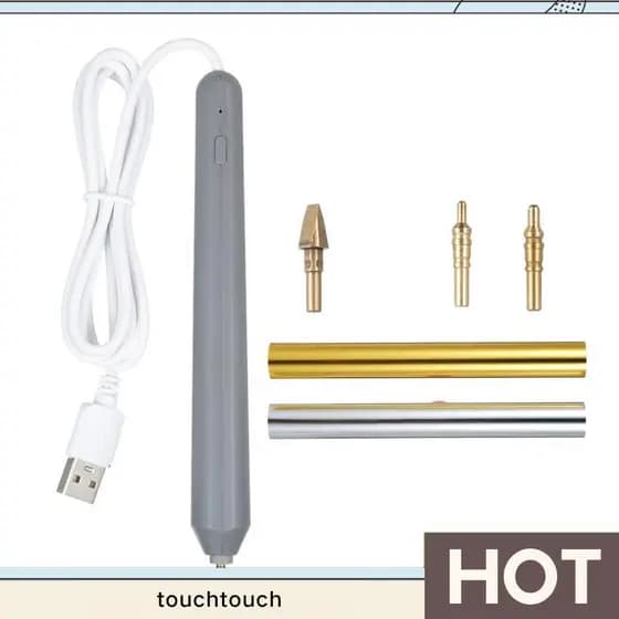 Caneta De Estampagem Quente Aquecida , Conjunto De Canetas De Folha De Calor USB Para Kits De Ferramentas De Scrapbookin