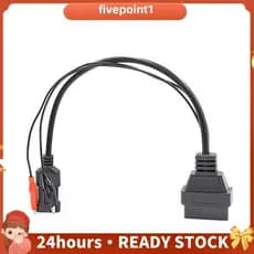 Para Alfa Lancia Fiat 3 Pinos 16 OBDII OBD2 Conector Adaptador Cabo Do Carro Obd 3Pin De Diagnóstico