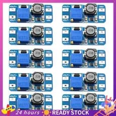 10PCS , MT3608 , Kit Conversor DC-Regulador De Impulso Módulo De Alimentação USB , 2V-24V A 5V-28V , Saída 2A , Micro -