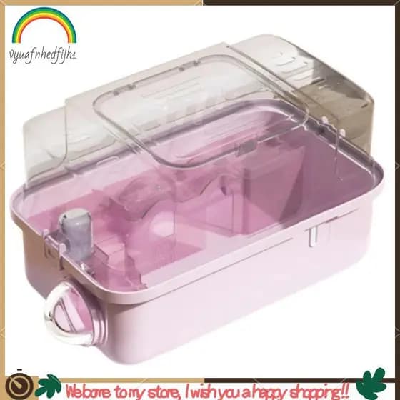 Gaiola Portátil Do Portador Hamster , Bolsa Pequena Respirável Animal , Caso Exterior Da De Estimação Para O Esquilo