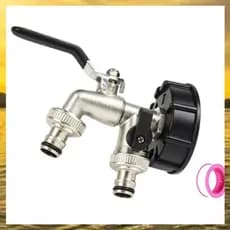 (Vzko) Adaptador De Torneira Conector De Válvula De Saída De Mamilo Para Água De Chuva Externa