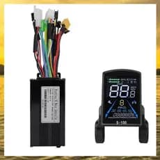 (Vzko) Peças De Conversão De Energia De Íon De Lítio Para Mountain Bike S-100 Medidor LCD Colorido Com Conjunto De Contr
