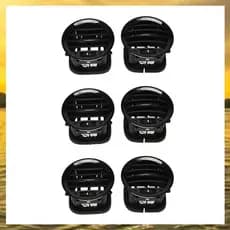 (Vko) 6 Pcs Aquecedor Interior Do Carro A/C Grade De Saída De Tampa De Ventilação De Ar Para ADAM/CORSA D MK3