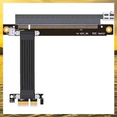 (Vko) Placa PCIe Riser PCI-E 4.0 X16 A X1 Cabo De Extensão De Gráfica GPU WK Adaptador 35 Cm Para De Expansão De Computa