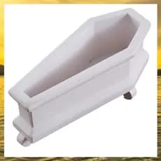 (Vko) Mini Vaso De Flores De Caixão , Suporte De Decoração De Plantas , Enfeites Decorativos De Mesa