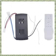 (Qxcw) Substituição Do Kit De Controle Remoto Ventilador De Teto Universal , 6 Velocidades E Temporização , Remota Para