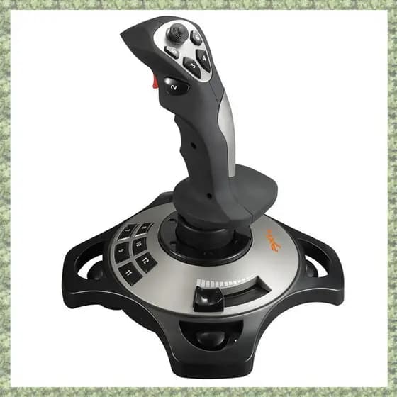 - 2113 Pro Flight Simulator Joystick USB Gamepad Controlador Para PC Alça Ergonômica Vários Jogos De Vôo