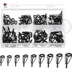 Kit 80pcs Ponteiras De Vara De Pesca Aço Inoxidável Para Pesca