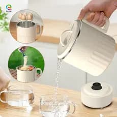 Pote De Ebulição Elétrico 1000ML Aquecedor De Água Portátil Chaleira Elétrica Para Viagem Plugue Ue