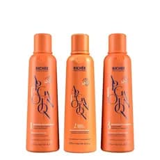 Richée Argan e Ojon Kit Escova Defrizante (3x250ml)