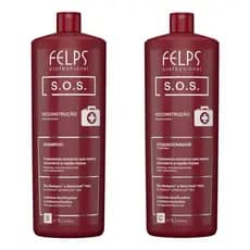Felps Kit S.O.S Reconstrução Shampoo + Condicionador 2x1L