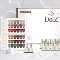 nova coleção 36 esmaltes em gel D&Z 15ml + tabuleiro