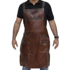 Avental Churrasco Personalizado em Couro Legitimo