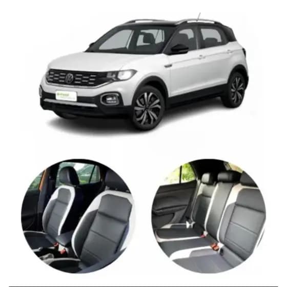 Capa De Banco Automotivo Sob Medida Carro Couro Volkswagen T Cross 2020 Á 2025