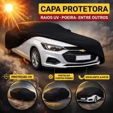 Capa de Carro em Tecido Helanca com Lycra Mega Proteção UV e Contra Riscos Premium Revestir