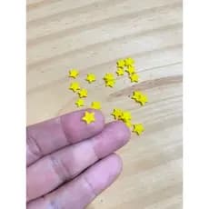 Recorte de feltro - aplique mini estrelinhas 0,6cm