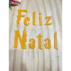 Recorte de feltro FELIZ NATAL do Harry Potter
