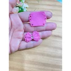 Recorte de feltro para laços pet 3,5cm