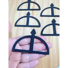 Aplique de Arco e flecha tema orixá