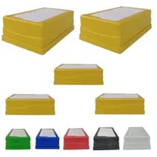 5 Porta Guardanapo TV de Mesa Plástico 1 Janela Cores