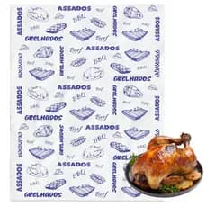 Papel Acoplado Barreira c 4k Embrulhar Frango Assado Carne