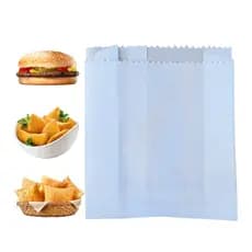 500 Embalagem Anti Gordura Hamburgão Pastel Salgados Batatas
