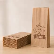 Saco Saquinho Pastel Kraft Natural Eventos Pequeno1kg 500 un