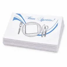 500 Toalha Americana Papel Forte Branca Strong Mesa Bandeja