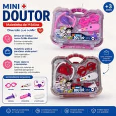 Kit Médico Infantil com Maleta e Acessórios | Divertido Educativo