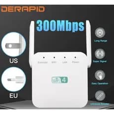 300mbps repetidor wi-fi para casa e escritório, amplificador de sinal remoto, rede impulsionador