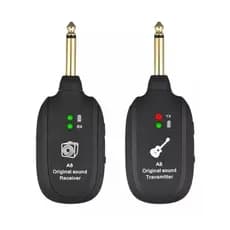 Transmissor Receptor P10 Sem Fio A8 Para Guitarra Baixo Violão
