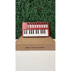 M-VAVE SMK-25 ll teclado controlador MIDI de 25 teclas USB Mini 16 RGB Drum Pads 8 botões com software  produção musical