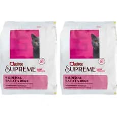 Kit 2 Pct De 1,01kg  Ração Quatree Supreme Gatos Adultos Salmão