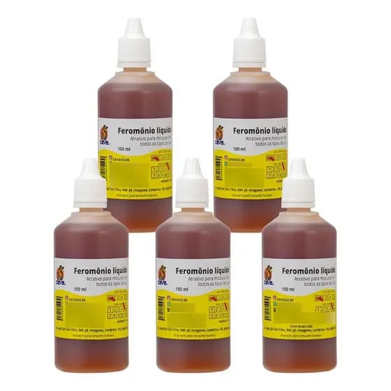 Feromônio Líquido 100ml Atrativo Tilápia Tambaqui Pacu Piau