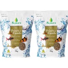 Kit 2 Ração Peixes De Fundo Poytara 1kg