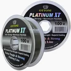 Linha De Pesca Platinum Xt 100m Monofilamento Resistente