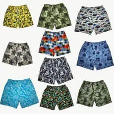 Kit de 10 Short Plus Size extra Mauricinho Masculino Tactel Adulto Praia Piscina Moda Promoção