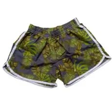 Shorts tactel feminino adulto kit com 5 peças