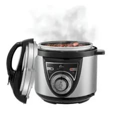 Panela De Pressão Elétrica 4L Kian Preto Inox 127V
