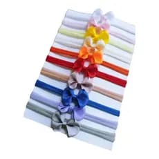 faixinhas para bebês kit 10 unidades/saída de maternidade/enxoval/cores variadas