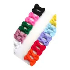 kit C/20 laços mine gravatinha presilha forrada/ borrachinha/antideslizante/delicado/bebê rn/maternidade/roupa para bebe