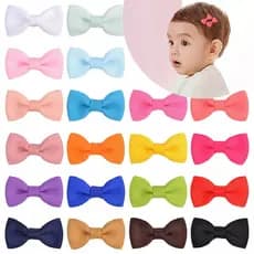 Laço Cabelo Infantil Bico Pato Kit C/15 Mini Lacinho Bebê/enxoval/maternidade/roupa para bebês