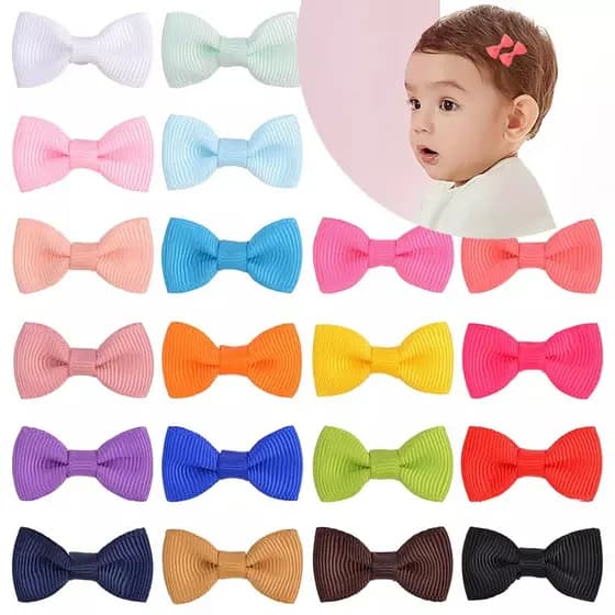 Laços Bebê Rn Kit 10 Unidades Presilha Bico De Pato