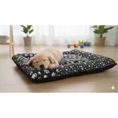 Caminha Pet Colchonete p/ Cachorro Gato Macia Confortável Lavável Anti Frio Com Zíper
