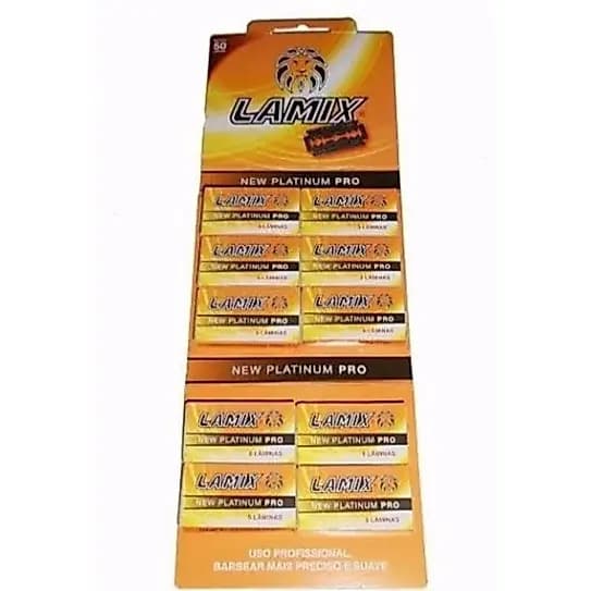 Lâminas Lamix Platnium 50 Unidades