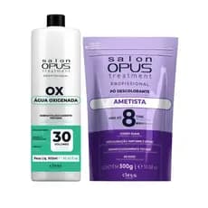 KIT DESCOLORAÇÃO SALON OPUS AMETISTA 8 TONS.