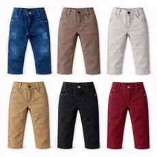 Calça Jeans Sarja Infantil Juvenil Moda Casual COM REGULAGEM INTERNA NA CINTURA